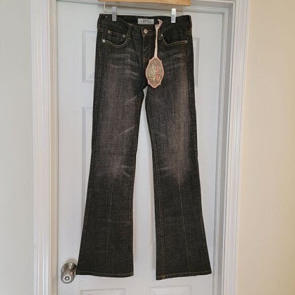 Roxy Quicksilver Vintage Jeans black size 1 NWT - Picture 1 of 4